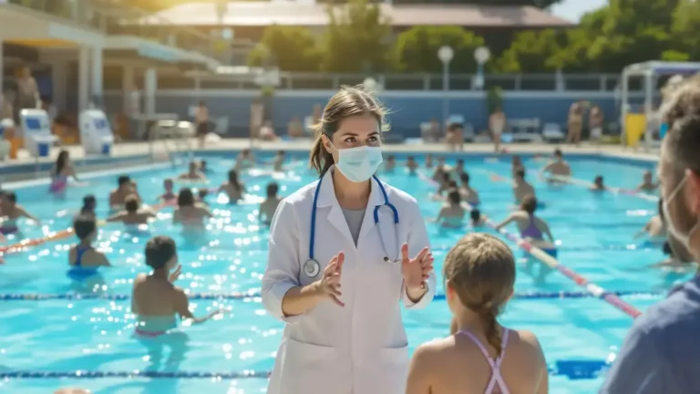 Eine Infektiologin schlägt Alarm wegen gesundheitlicher Risiken in öffentlichen Schwimmbädern.